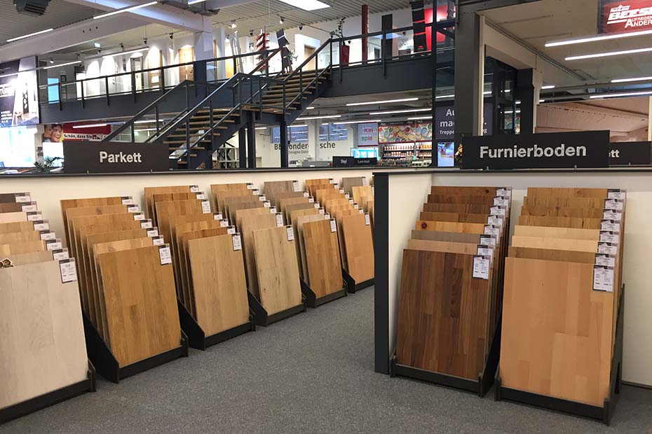 Service Ausstellung Böden Parkett Laminat Vinyl Kork HolzLand Beese Unna Dortmund