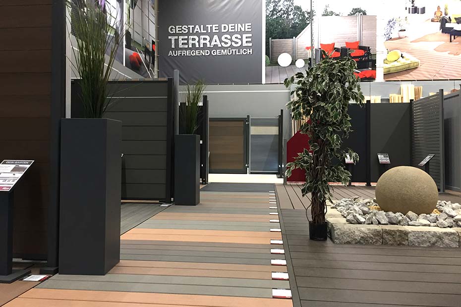 Service Ausstellung Garten Sichtschutz Holz HolzLand Beese Unna Dortmund