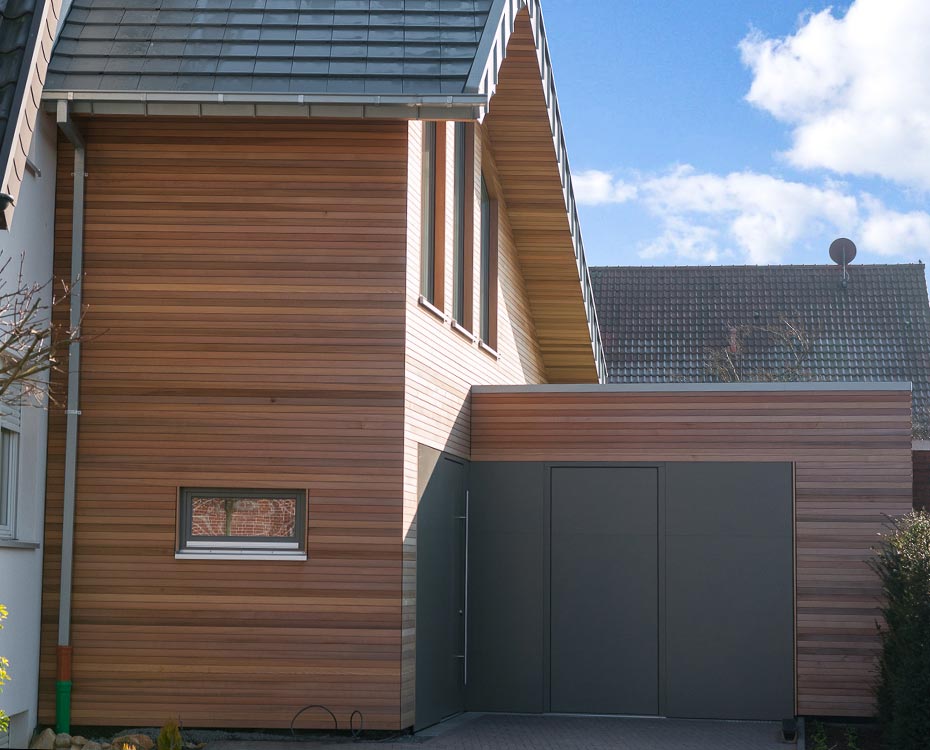 Fassade Holzfassde Bruns WRC HolzLand Beese Unna Dortmund