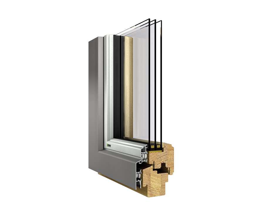 Holz-Aluminiumfenster Aufbau Kowa comfort HolzLand Beese Unna Dortmund