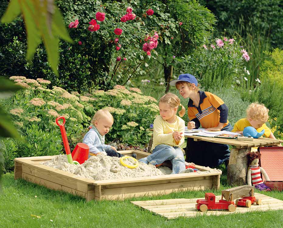 Spielgeräte Sandkasten Bruegmann HolzLand Beese Unna Dortmund