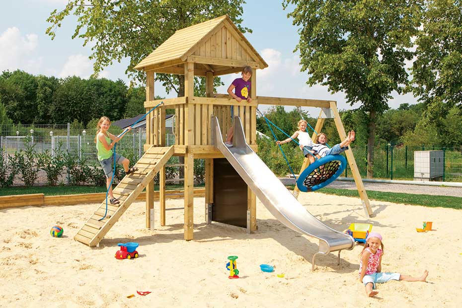 Spielgeräte Spielplatz Bruegmann HolzLand Beese Unna Dortmund