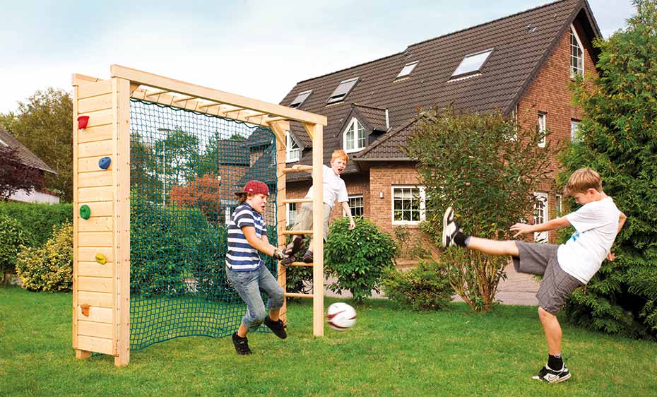 Spielgeräte Spieltor Kletterwald Bruegmann HolzLand Beese Unna Dortmund