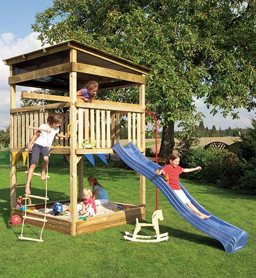 Spielgeräte Spielturm Schaukel Sandkasten Bruegmann HolzLand Beese Unna Dortmund