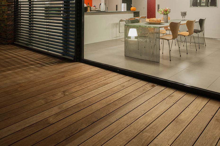 Terrassendiele Holz Dunkel Guyana Teak Barth HolzLand Beese Unna Dortmund