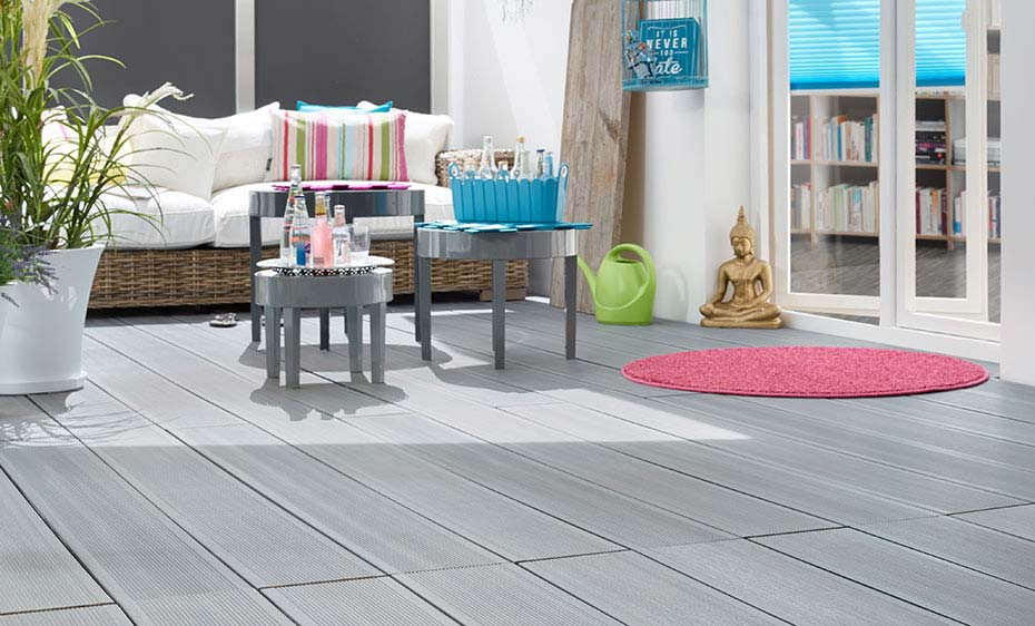 Terrassendiele WPC grau HolzLand Beese Unna Dortmund