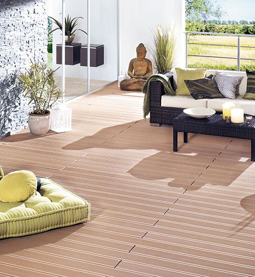 Terrassendiele WPC hell HolzLand Beese Unna Dortmund