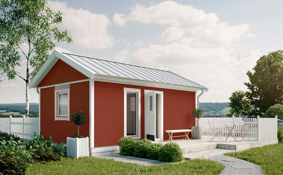 Rotes Schwedenhaus bei HolzLand Beese in Unna