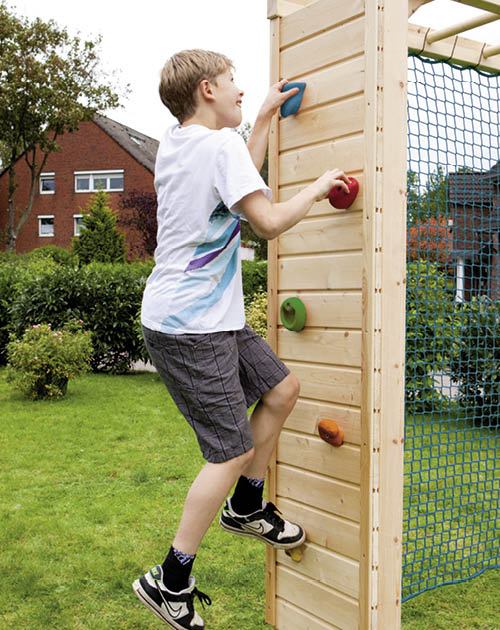 Zubehhör/Erweiterung für die Spielgeräte im Garten: Kletterwand bei HolzLand Beese in Unna (Raum Dortmund)