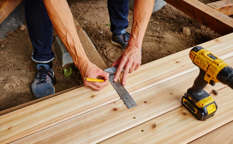 Unterkonstruktion für eine Holzterrasse bauen. | HolzLand Beese in Unna