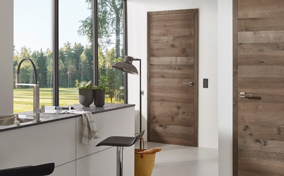 Moderne Holztür in Titan | Fachwerk | Holzland Beese in Unna Moderne Holztür in Titan | Fachwerk | Holzland Beese in Unna