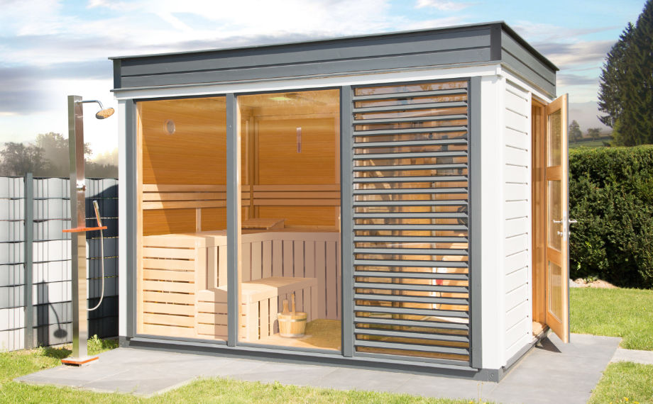 Gartensauna Stina 3323/2-Raum von HolzLand Beese in Unna