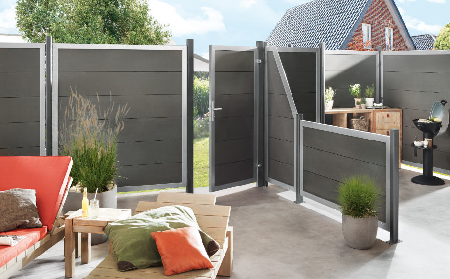 WPC-Sichtschutz, Terrasse, Grill | HolzLand Beese Unna WPC-Sichtschutz, Terrasse, Grill | HolzLand Beese Unna