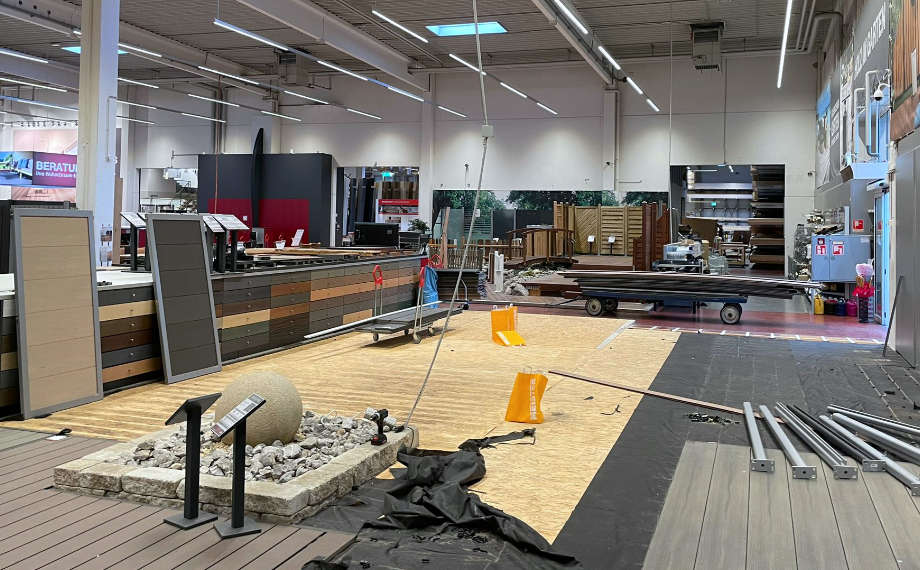 Umbau Ausstellung, HolzLand Beese Unna Umbau Ausstellung, HolzLand Beese Unna