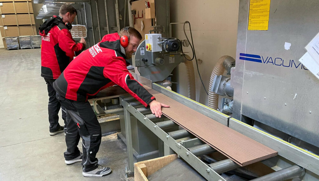 WPC-Recycling bei HolzLand Beese in Unna