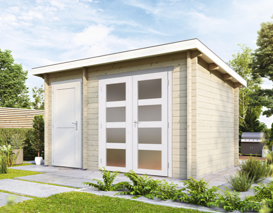 Helles Gartenhaus aus Holz | HolzLand Beese in Unna