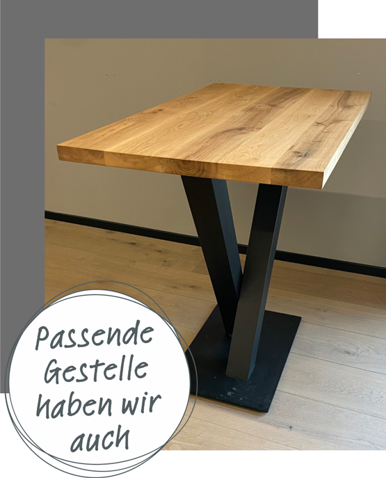 BEESondere Tische Straight Line mit hohem Gestell | HolzLand Beese in Unna BEESondere Tische Straight Line mit hohem Gestell | HolzLand Beese in Unna