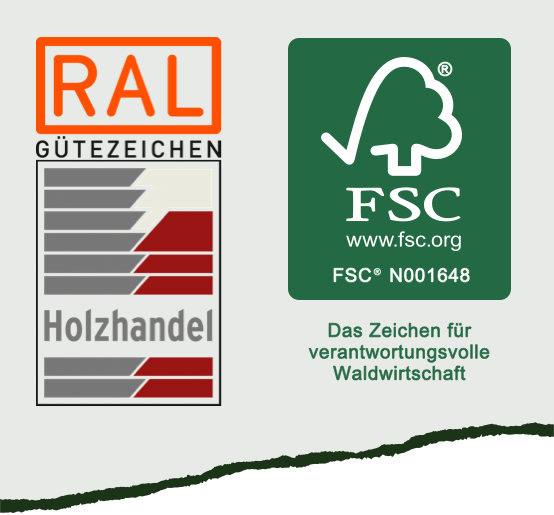 FSC- und RAL-Siegel | HolzLand Beese in Unna