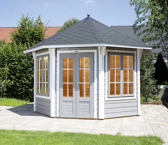 Stylischer Pavillon aus Holz | HolzLand Beese in Unna Stylischer Pavillon aus Holz | HolzLand Beese in Unna