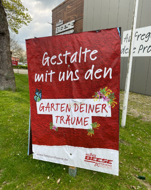 Plakat zum Frühlingsfest 2023 | HolzLand Beese in Unna