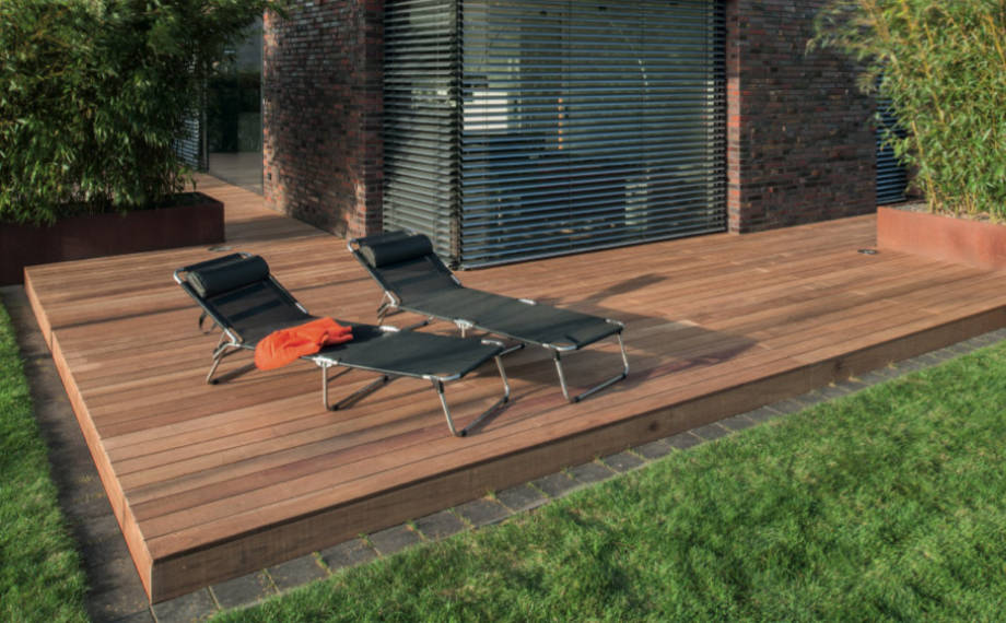 Terrassendielen aus Guyana Teak mit Resistenzklasse 1 bis 2, HolzLand Beese Unna