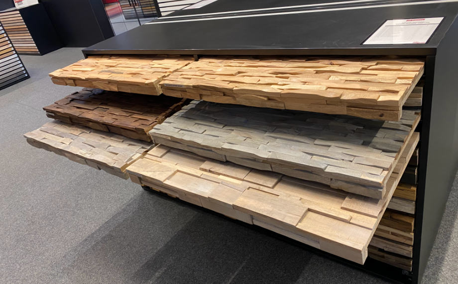3D-Paneele im Präsenter, Frühlingsfest 2023 | HolzLand Beese in Unna