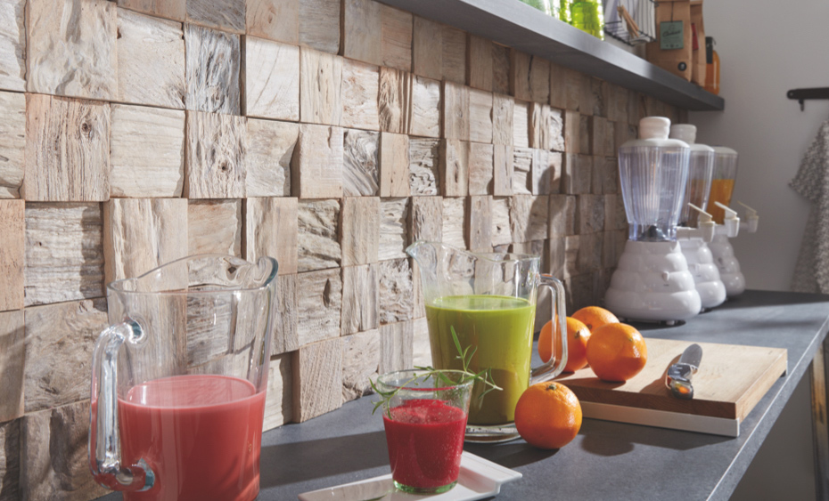 Verkleidung Wand und Decke Indo Classic Cube Java | HolzLand Beese in Unna