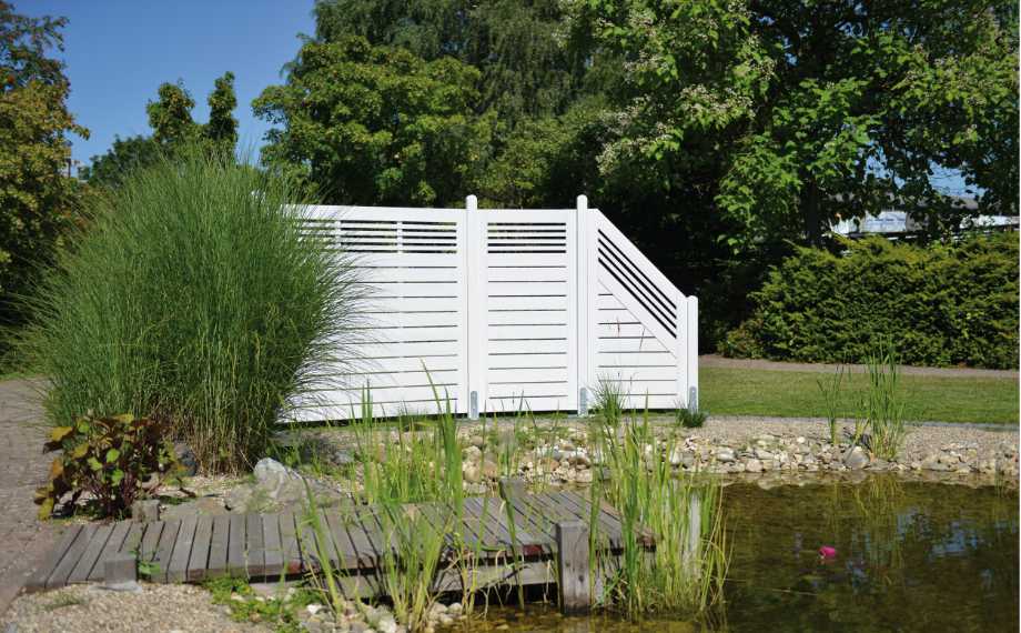 Zaun Rondo, mit Gitter, HolzLand Beese Unna