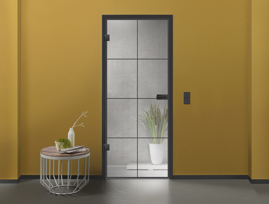 linesPlus-Glastüren,Typ 8, Aluminiumzarge, HolzLand Beese Unna