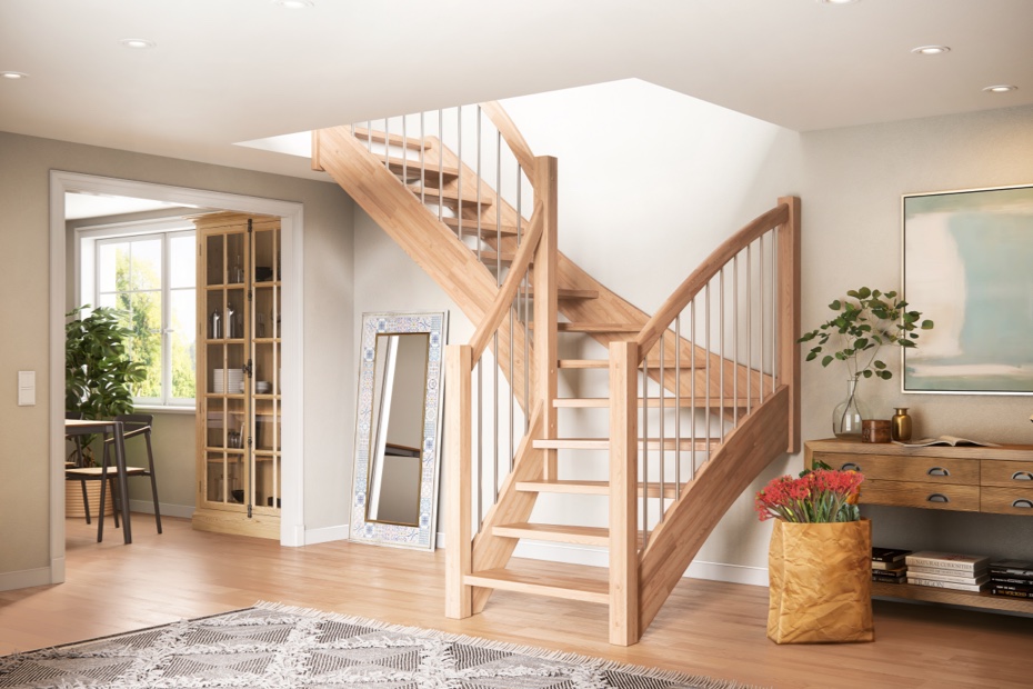 Aufregend andere Holztreppe | Dolle Orly Buche | HolzLand Beese Unna