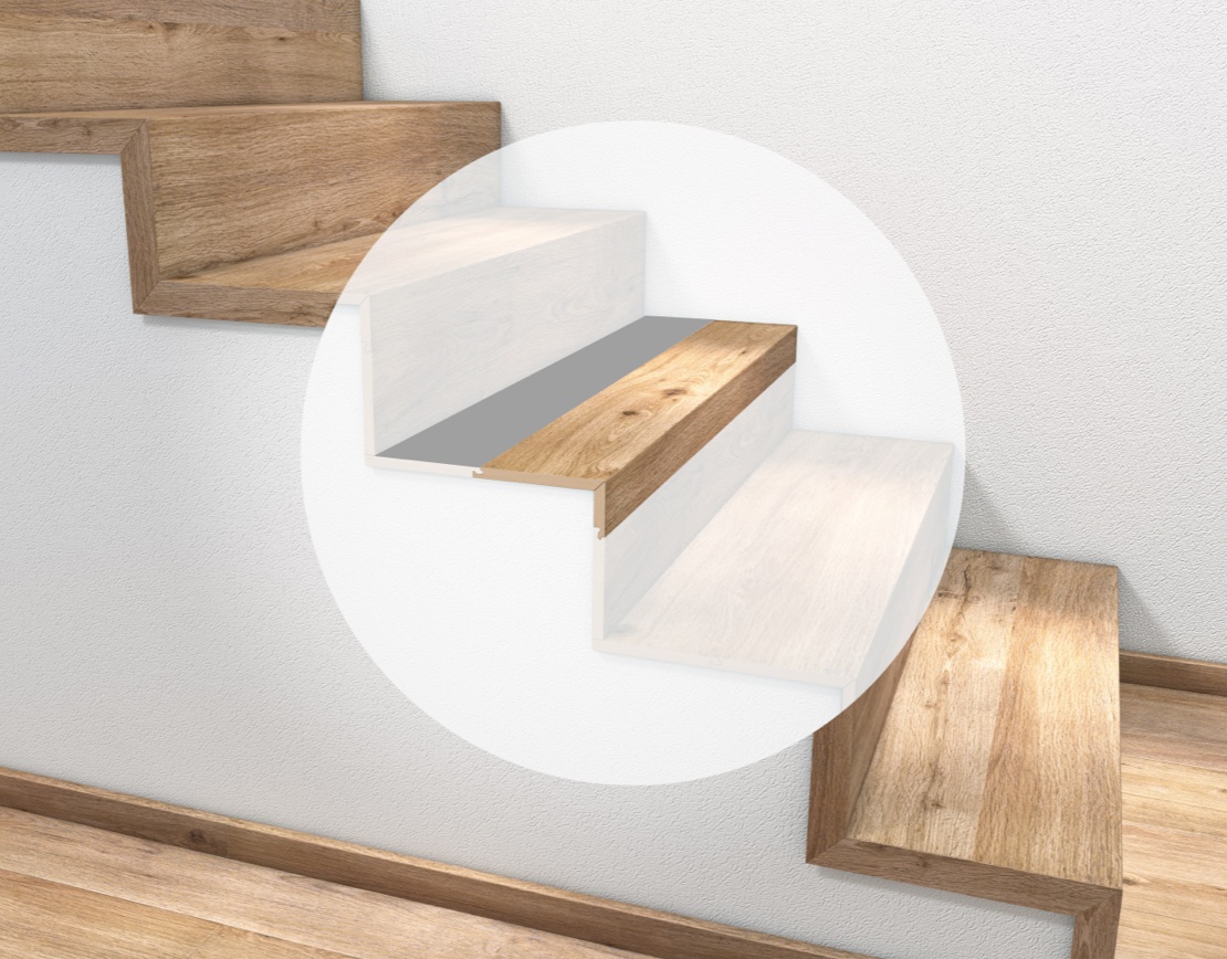 Stufenkantenprofil Detailaufnahme | HolzLand Beese Unna Stufenkantenprofil Detailaufnahme | HolzLand Beese Unna