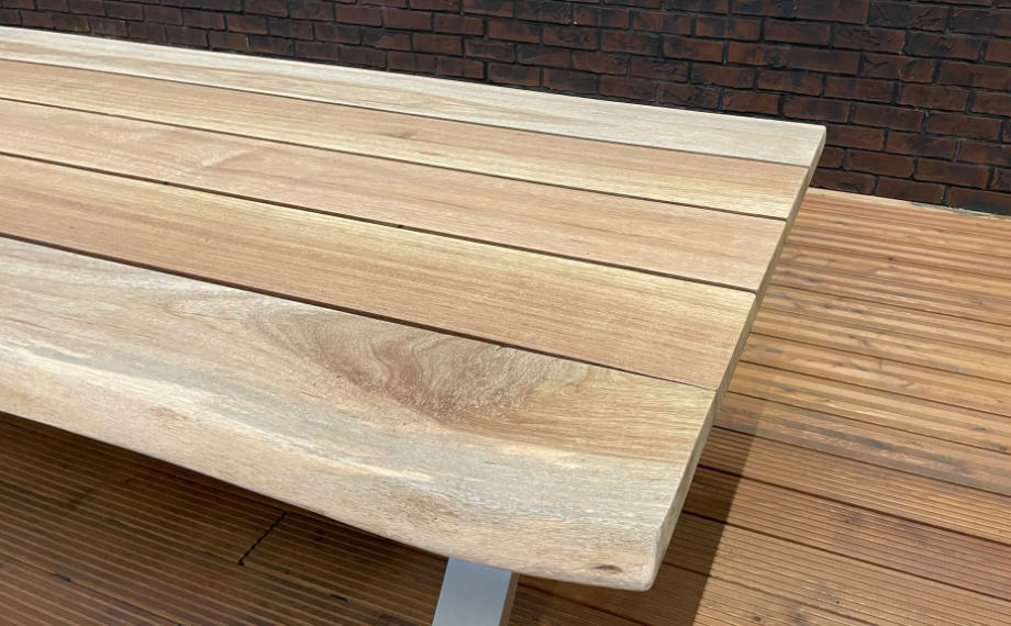 Outdoortische natur, Guyana Teak, HolzLand Beese Unna