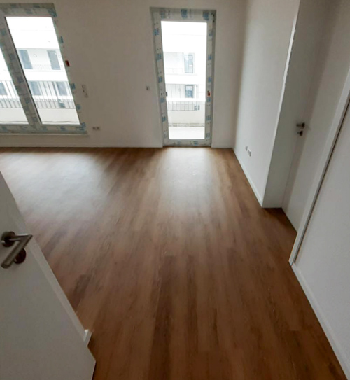 Vinylboden und CPL-Türen in Neubau | CPL-Türen und Vinylboden | HolzLand Beese Unna