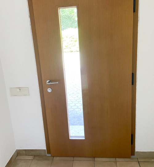 Neue Haustür aus Holz von innen | HolzLand Beese Unna