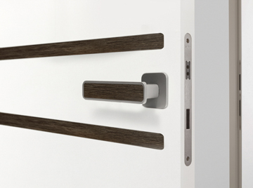 Echtlacktür Lines Inlay Curved | HolzLand Beese Unna Echtlacktür Lines Inlay Curved | HolzLand Beese Unna