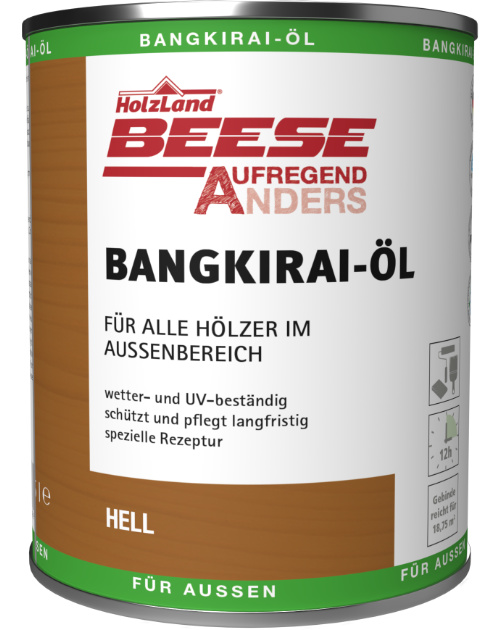 Bangkirai-Öl hell, HolzLand Beese Unna