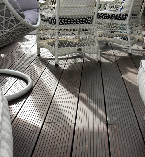 Terrassendielen Dreamdeck WPC auf stilvoller Terrasse | Pflegeleichte Terrassendielen aus WPC | HolzLand Beese in Unna