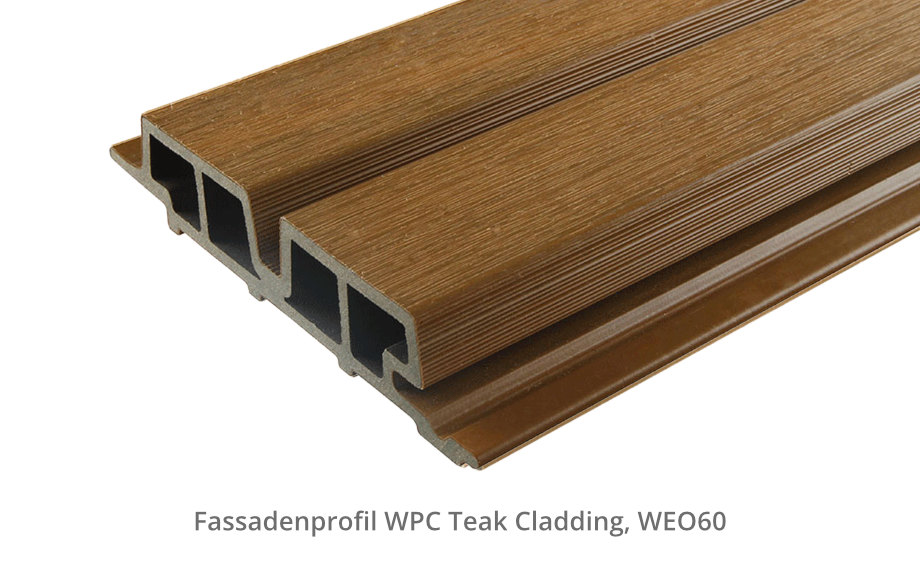 Fassadenprofil WPC Tesk Cladding WEO60, HolzLand Beese Unna