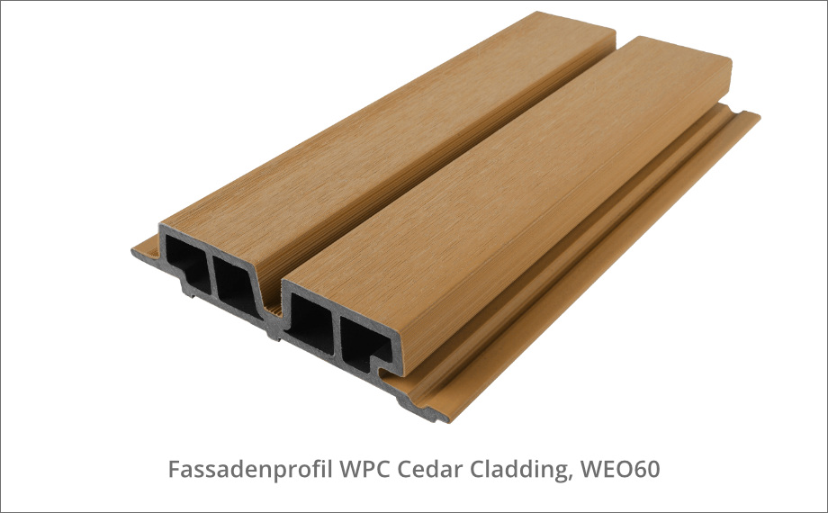 Fassadenprofil WPC Cedar Cladding WEO60, HolzLand Beese Unna