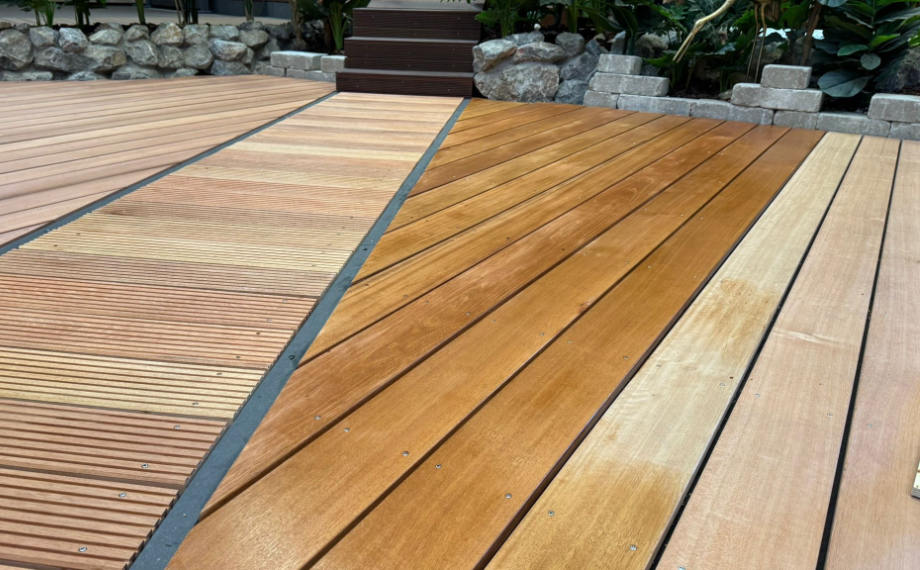 Terrassendielen aus Hartholz Kapur, HolzLand Beese Unna