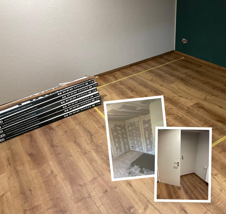 Referenz: Trockenbau im Keller | HolzLand Beese in Unna