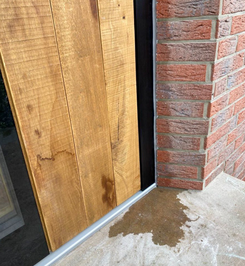 Referenz: Haustür mit Holz-Details | HolzLand Beese in Unna