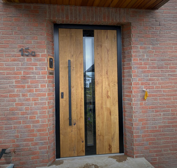 Referenz: Neue Haustür aus Holz, Aluminium und Glas | HolzLand Beese in Unna