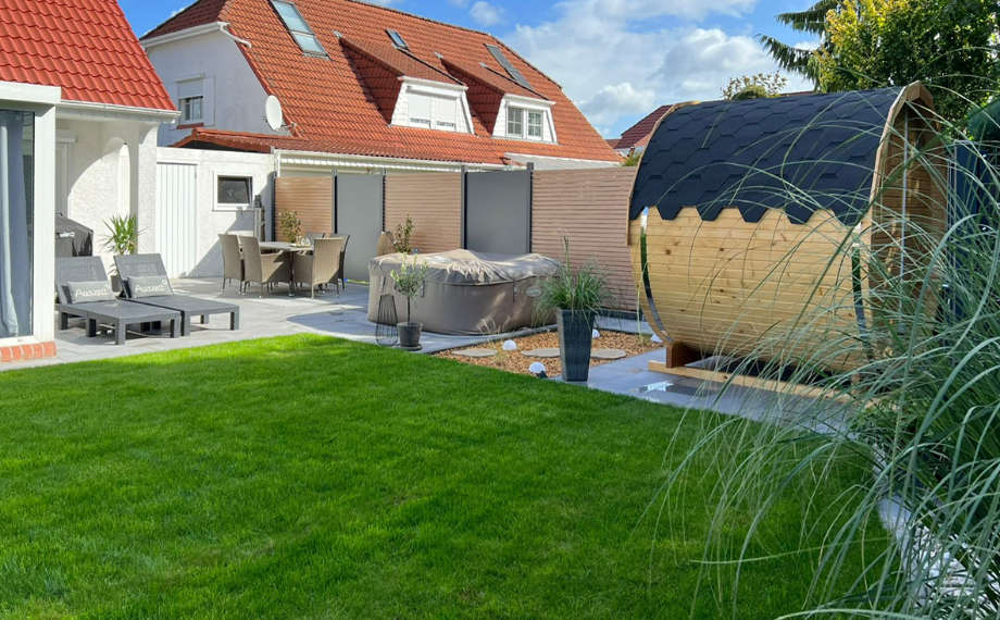 Sichtschutzzaun aus Rhombus und Aluminium von HolzLand Beese in der Nähe von Dortmund