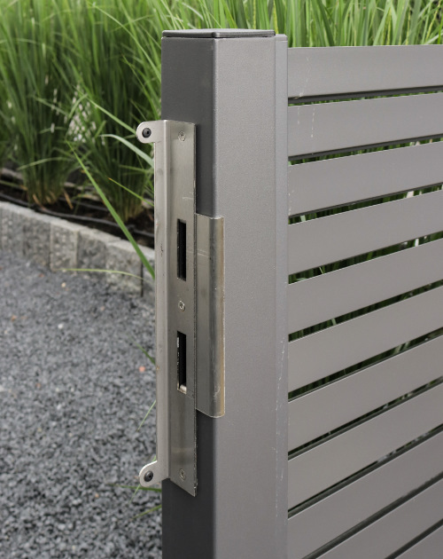 Schloss an System Rhombus aus Aluminium , HolzLand Beese Unna