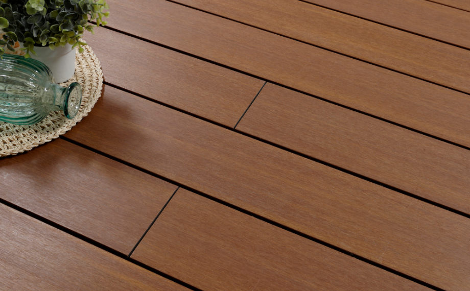WPC-Terrassendielen Fiberdeck Exotic, rot, HolzLand Beese Unna