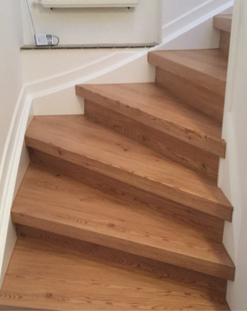 Treppe nach der Renovierung, HolzLand Beese Unna