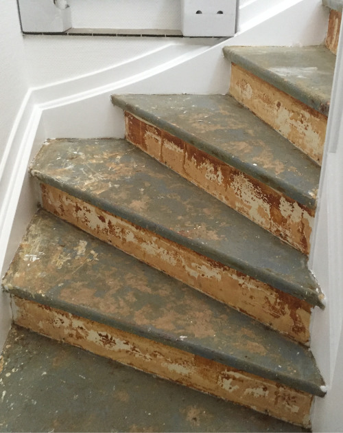 Treppe vor der Renovierung, HolzLand Beese Unna