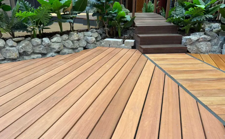 Terrassendielen aus robustem Hartholz, HolzLand Beese Unna